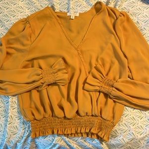 Cute cuffed crop top